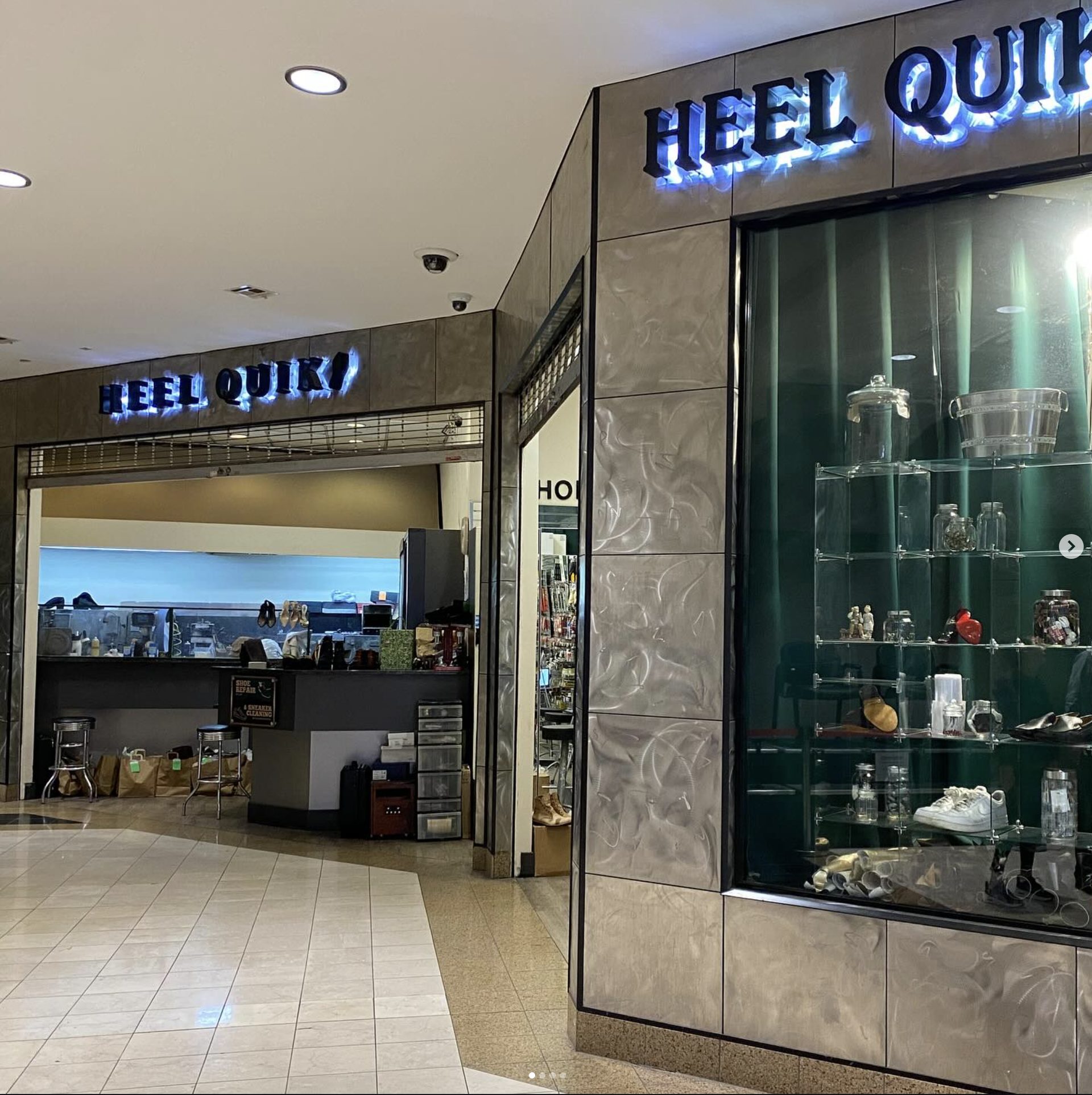 Heel Quik storefront at Lenox Square